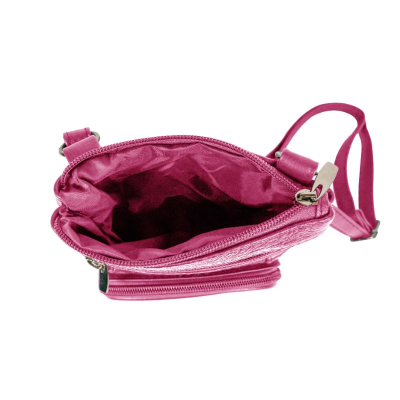 Genuine Leather Crossbody Handbag in Multiple Colors