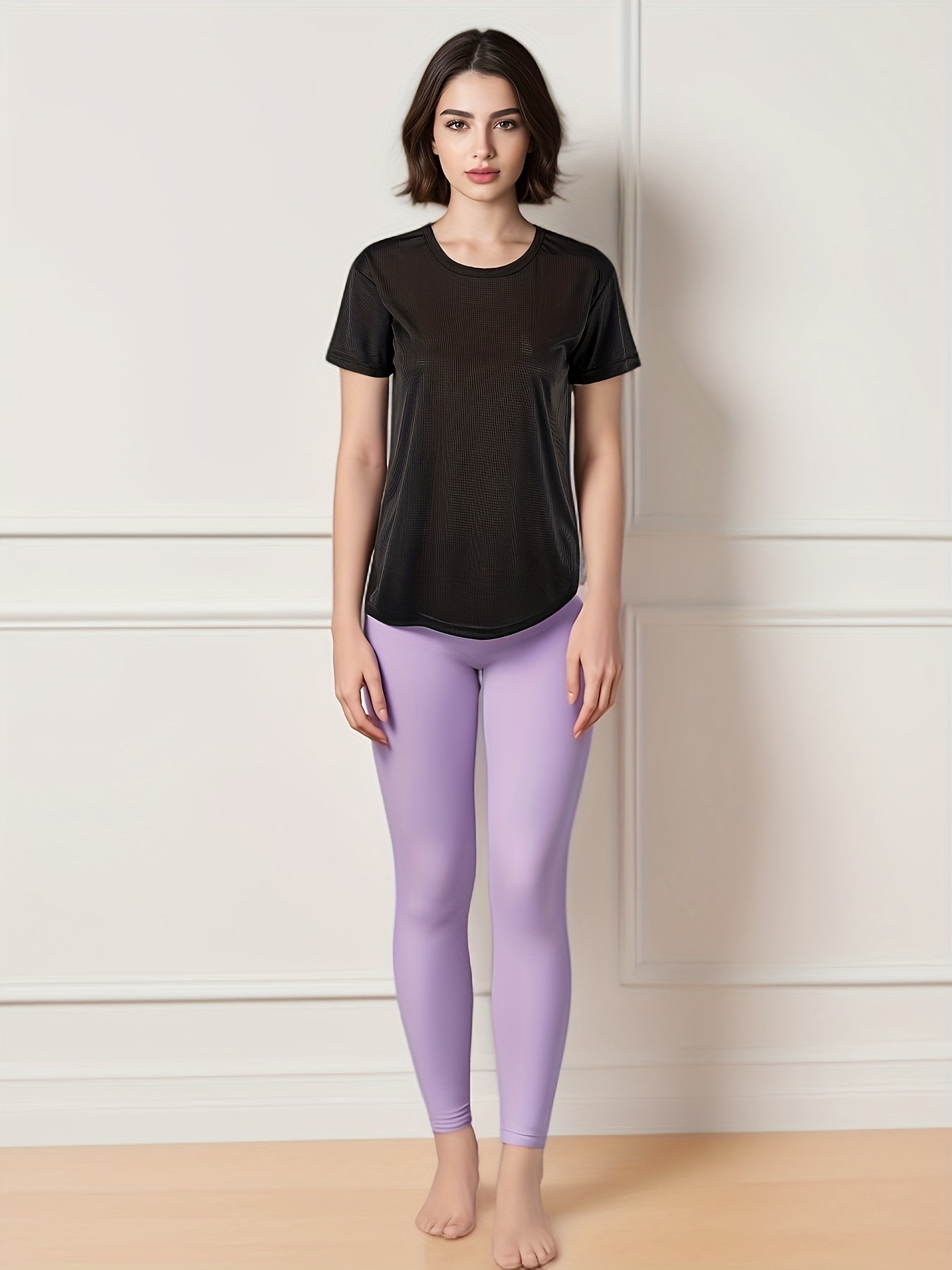 Light Beige Women T-Shirt Set of Six