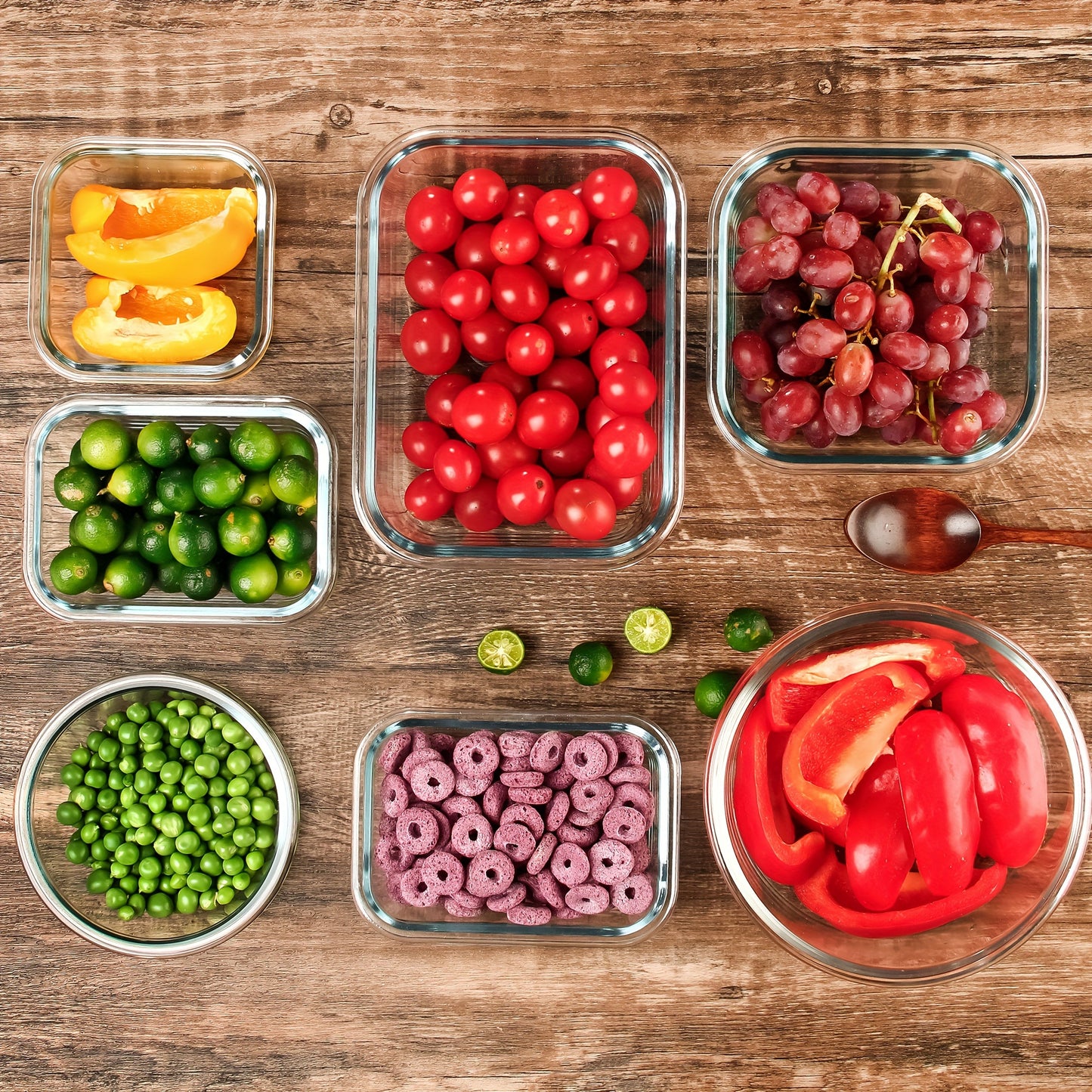 Borosilicate Glass Food Storage Containers Set