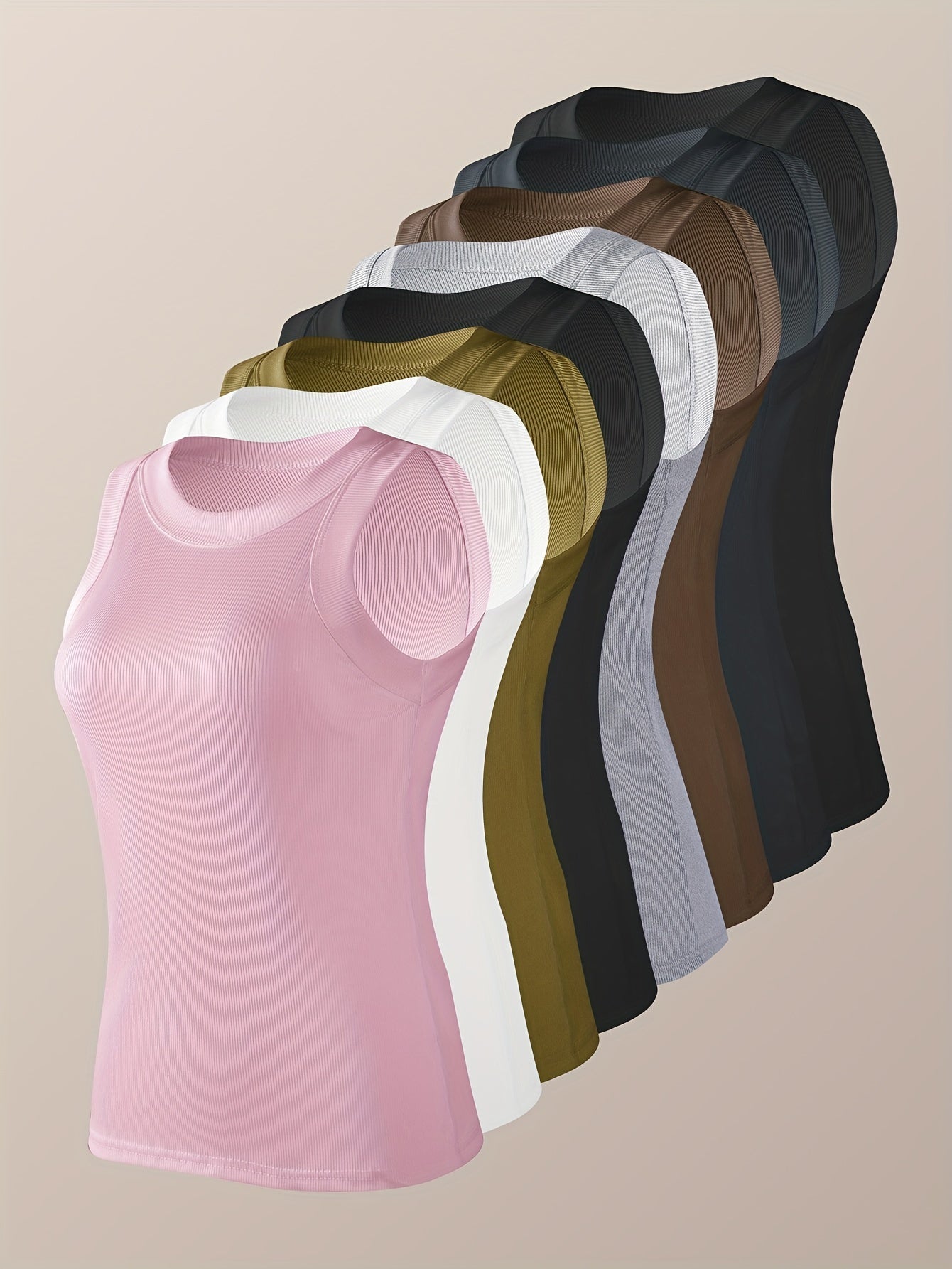Versatile 7 Piece Women's Tank Top Set