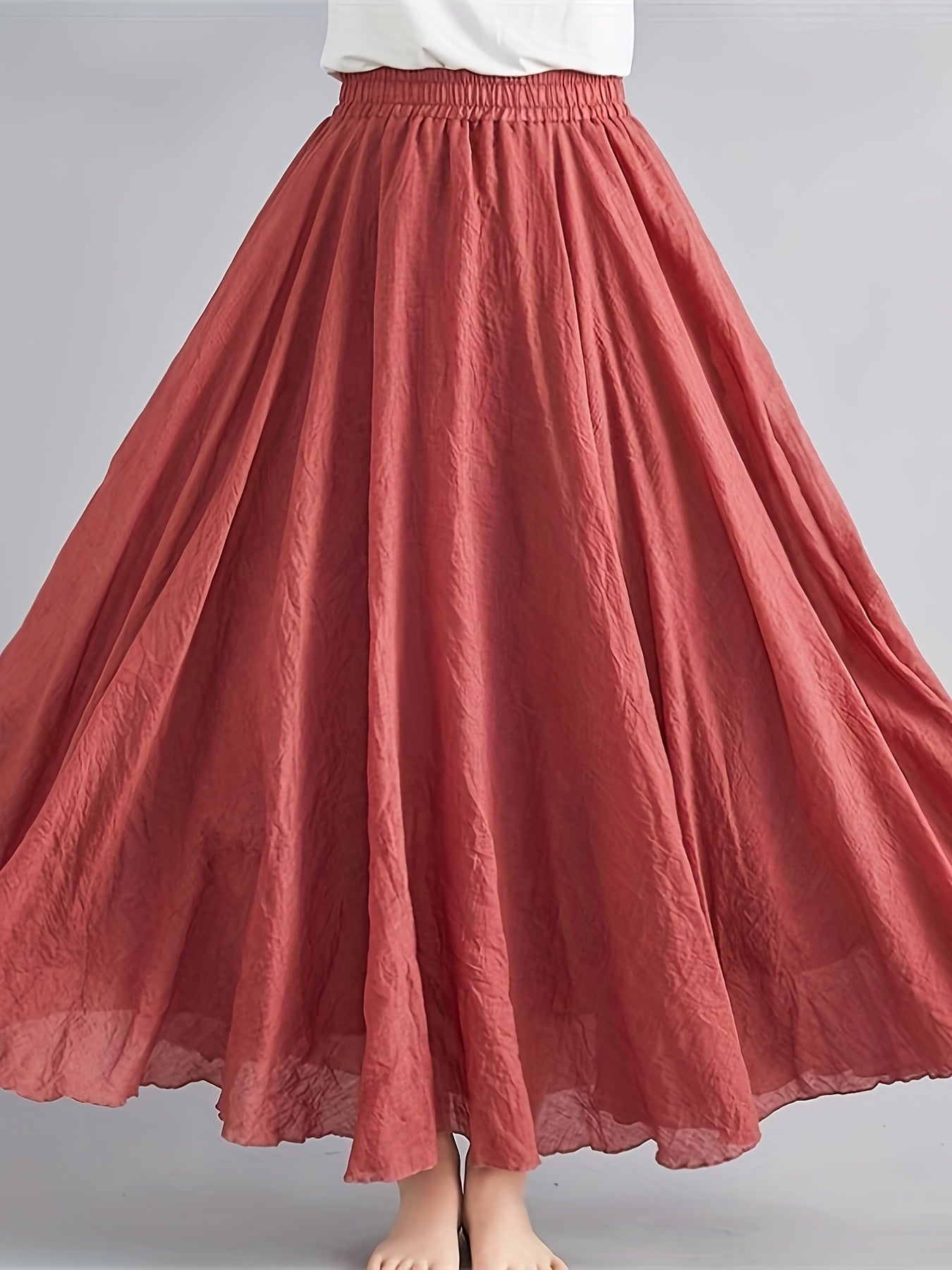 Ethnic-Inspired A-Line Skirt in 6 Colors