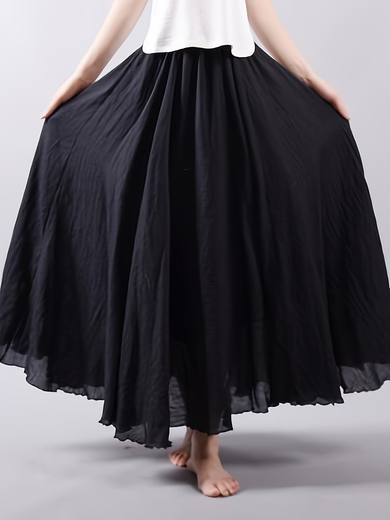 Ethnic-Inspired A-Line Skirt in 6 Colors