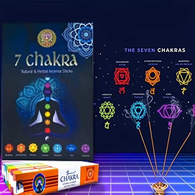 7 Chakra Incense Sticks for Meditation