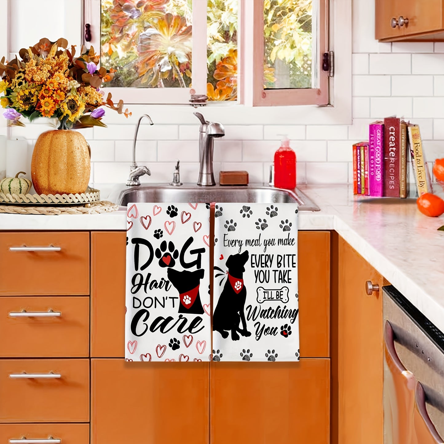 Cute Animal Pattern Kitchen Towel Set