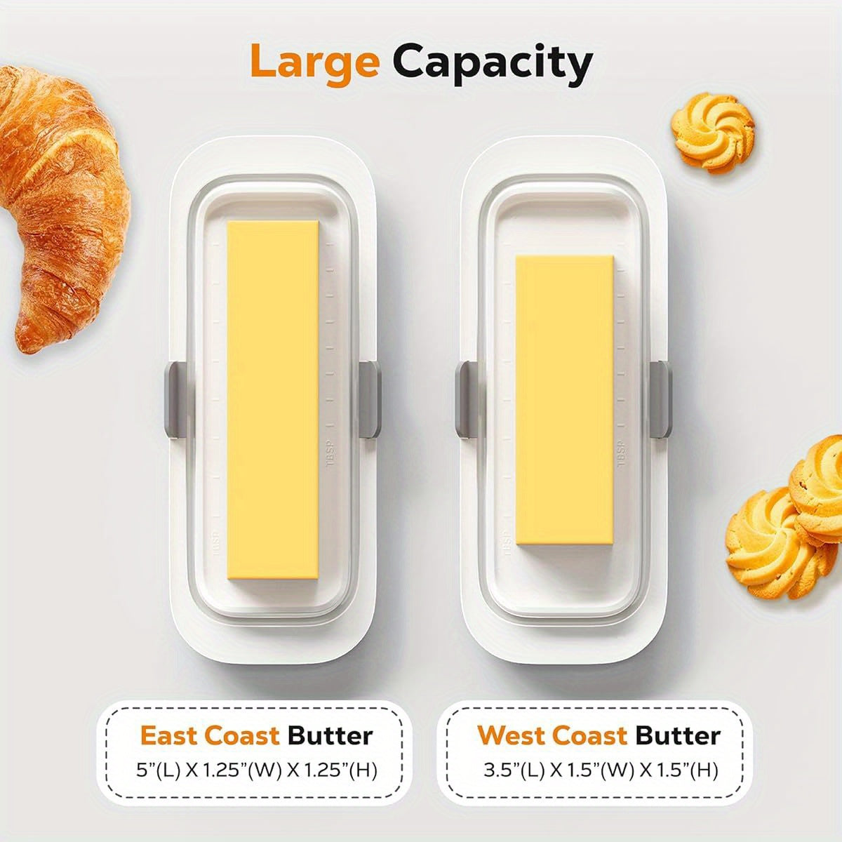 Airtight Butter Dish with Lid