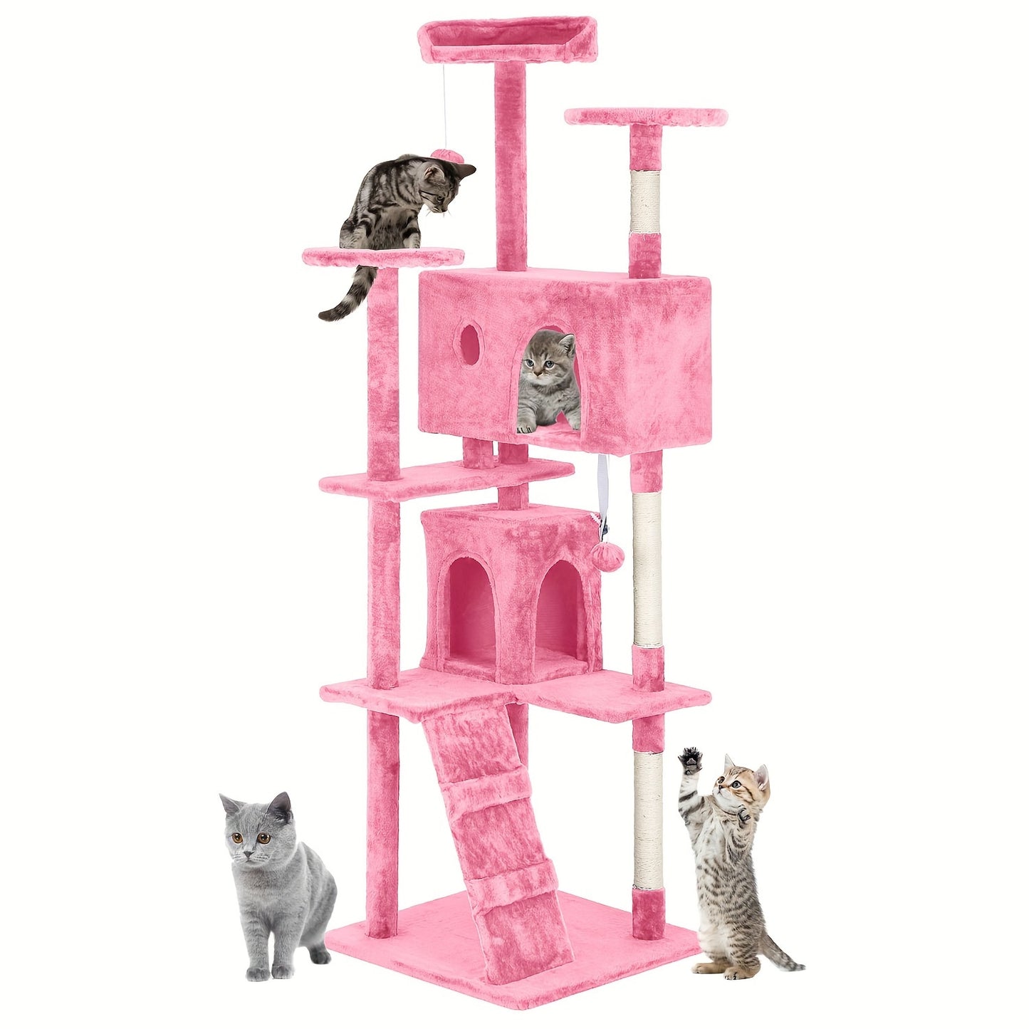 Large Multi-Level Cat Tree Activity Center