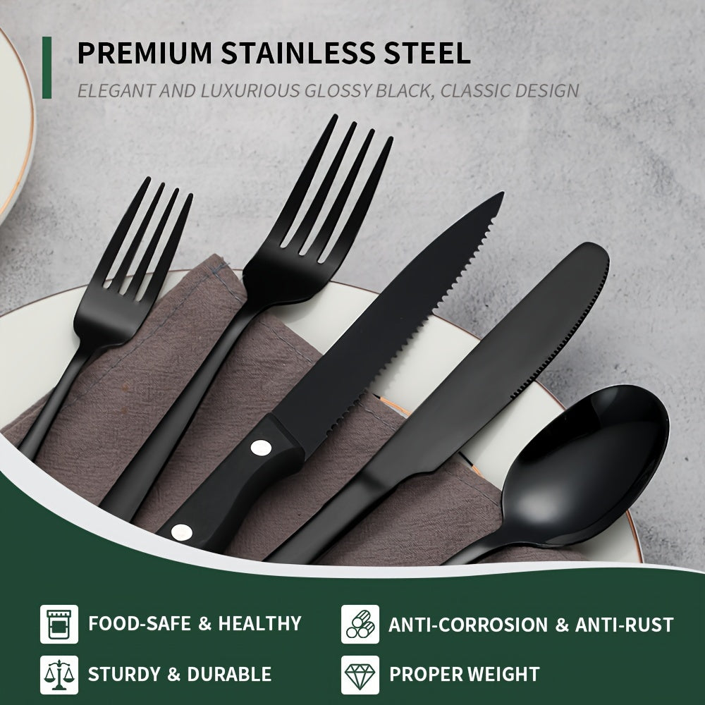 Stainless Steel Cutlery Set for Eight Persons