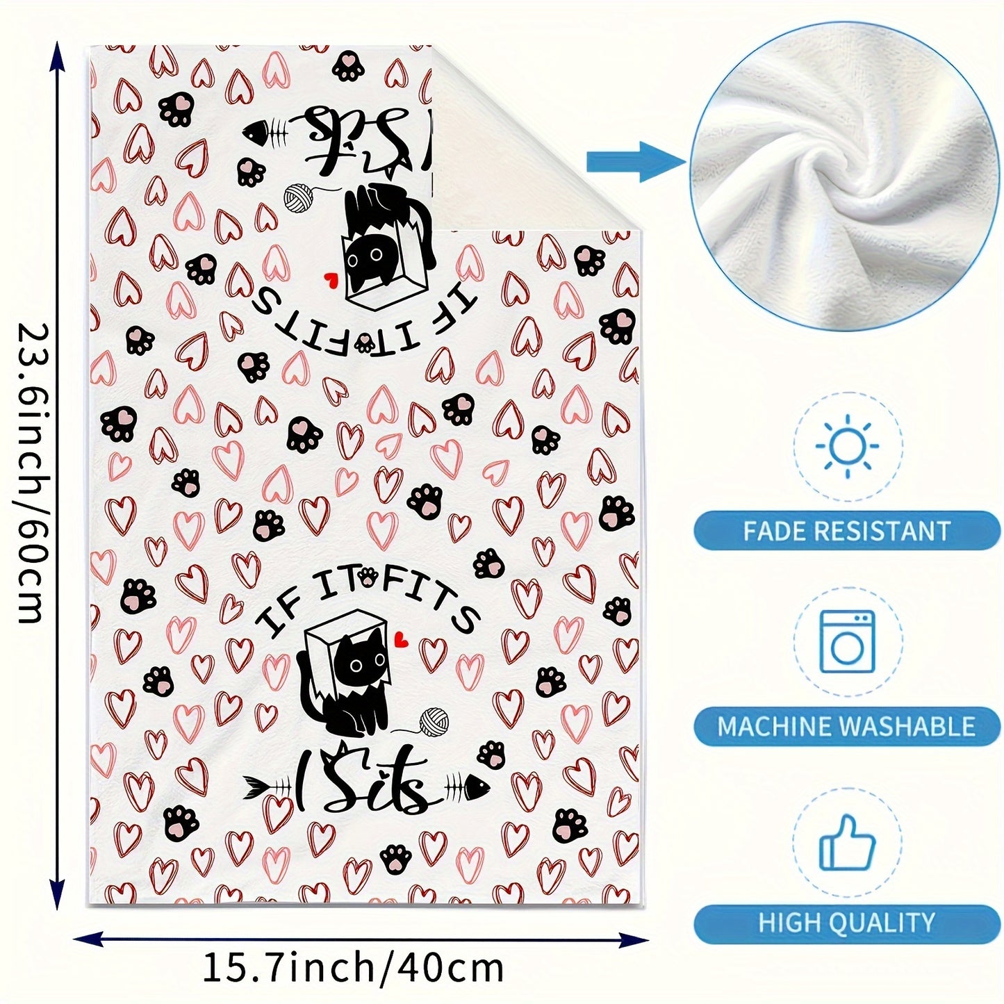 Cute Animal Pattern Kitchen Towel Set