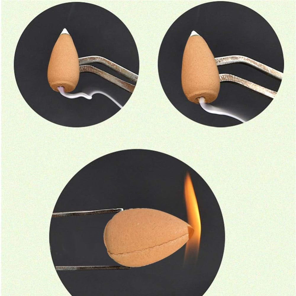 Sandalwood Backflow Incense Cones 40 Packs
