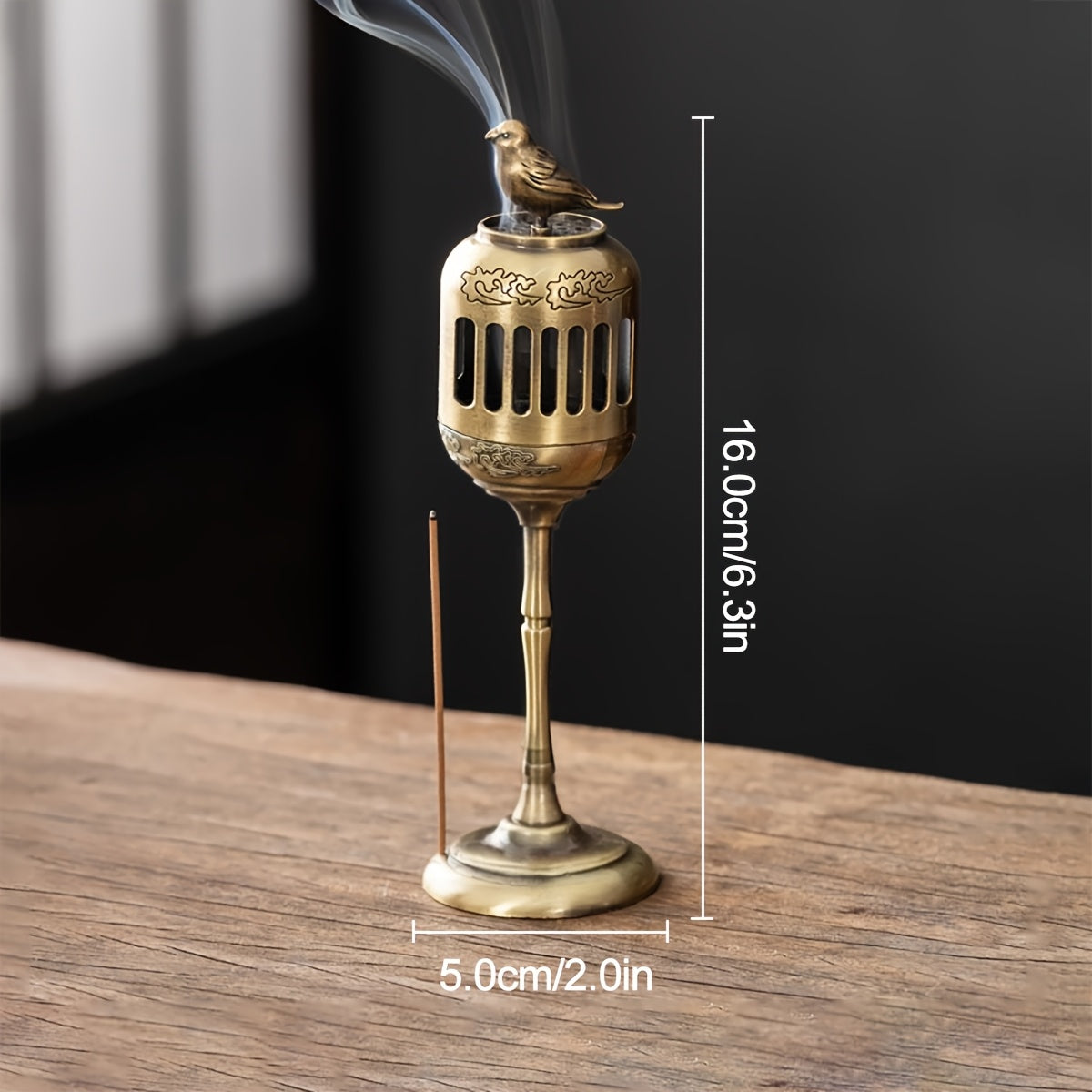 Creative Alloy Incense Burner for Home