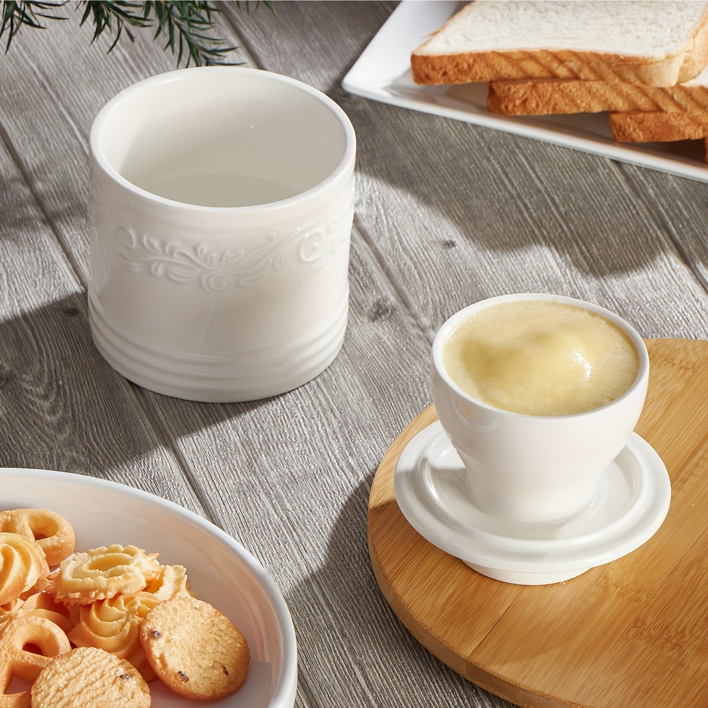 Ceramic Butter Keeper With Lid