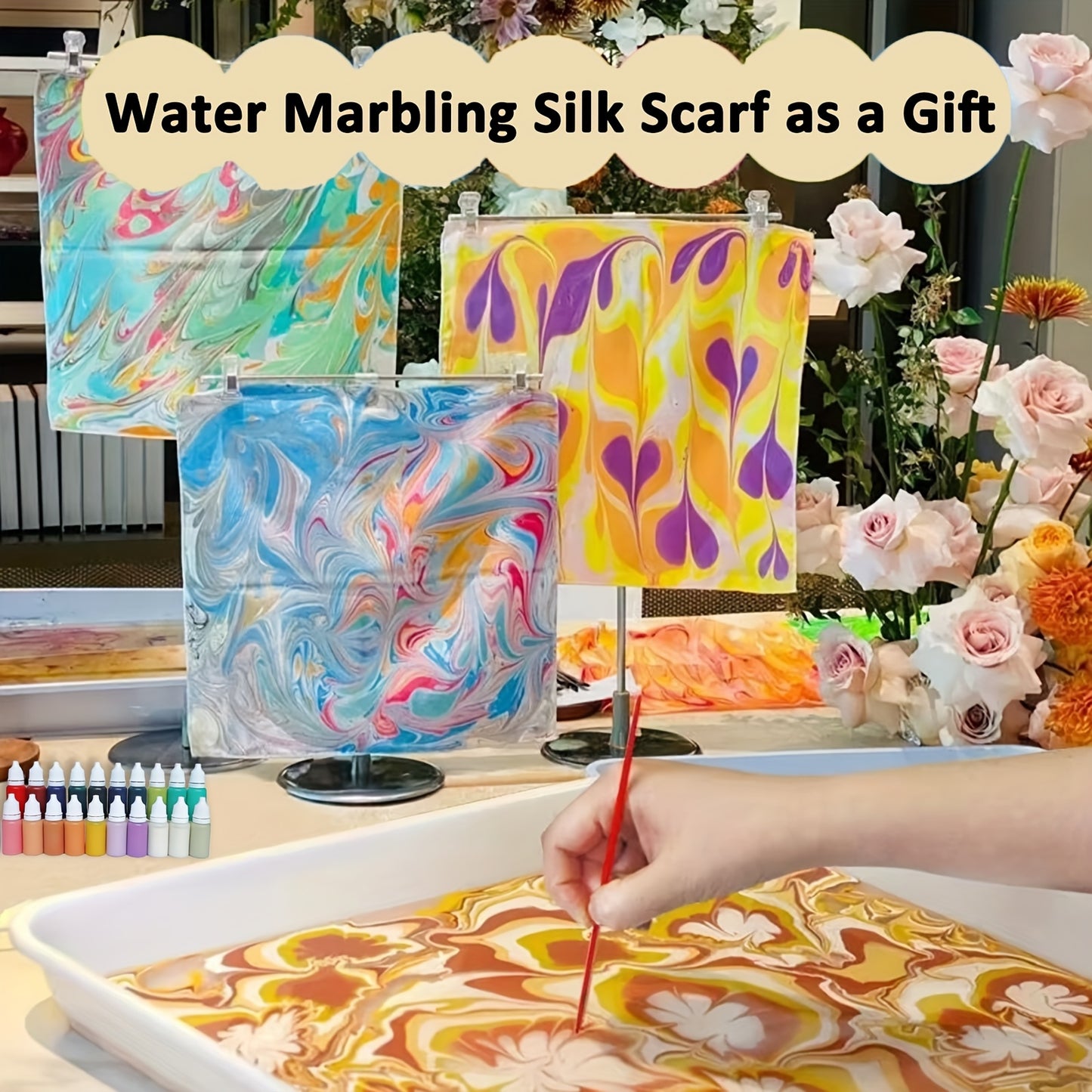 Magic Water Marbling Paint Art Kit