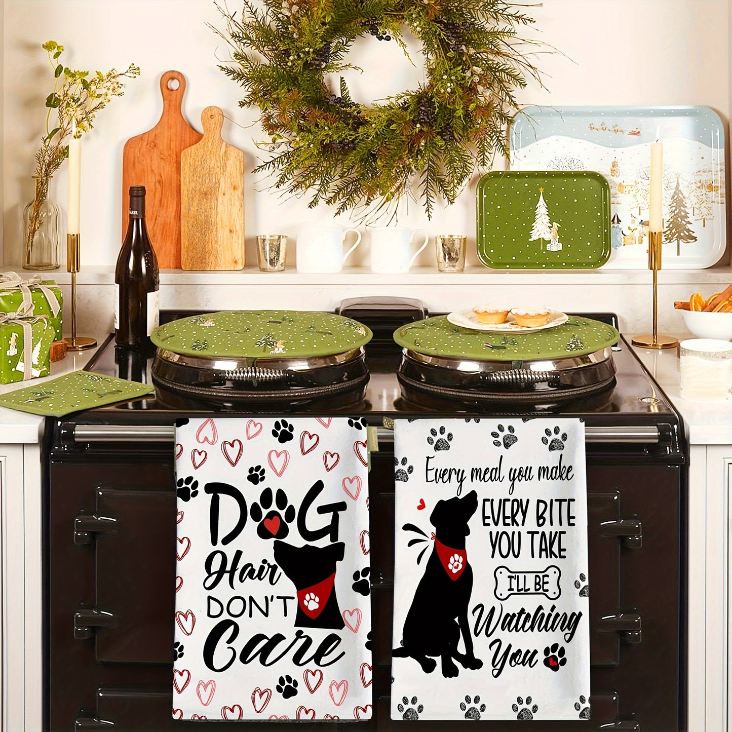 Cute Animal Pattern Kitchen Towel Set