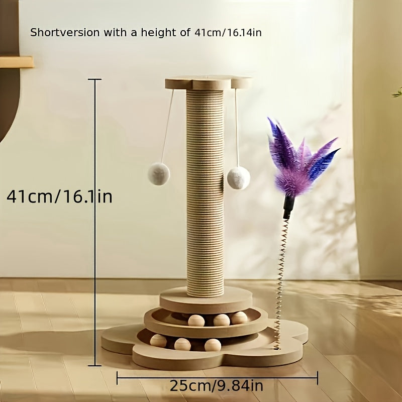 Sisal Cat Scratching Pillar and Climbing Frame