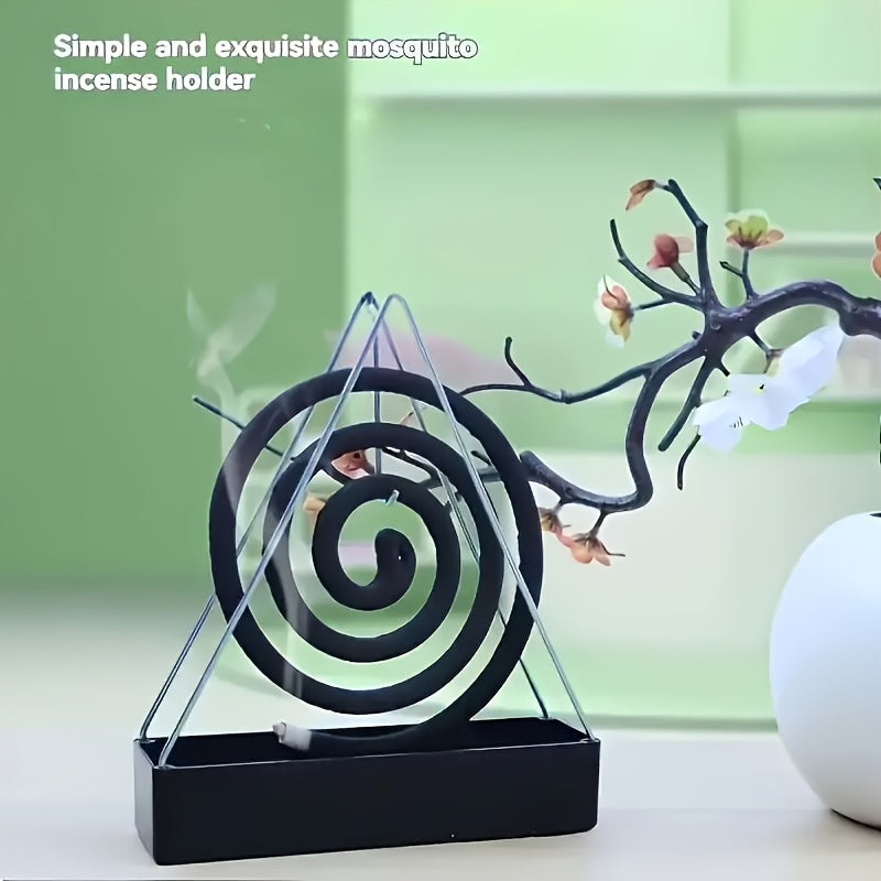 Elegant Cast Iron Mosquito Coil Burners Set