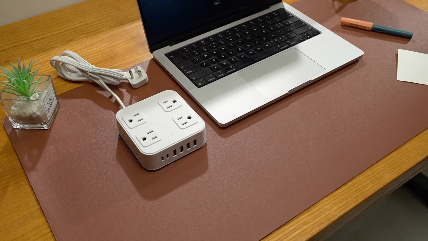 Compact Power Strip with USB Charging Ports