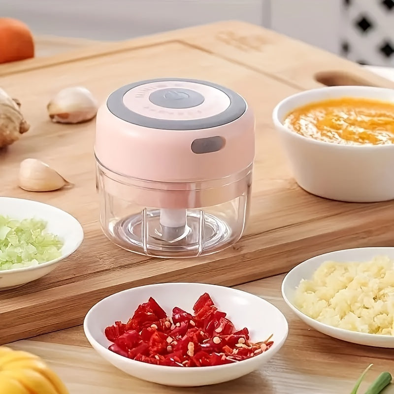 Electric Mini Garlic Chopper USB Meat Grinder
