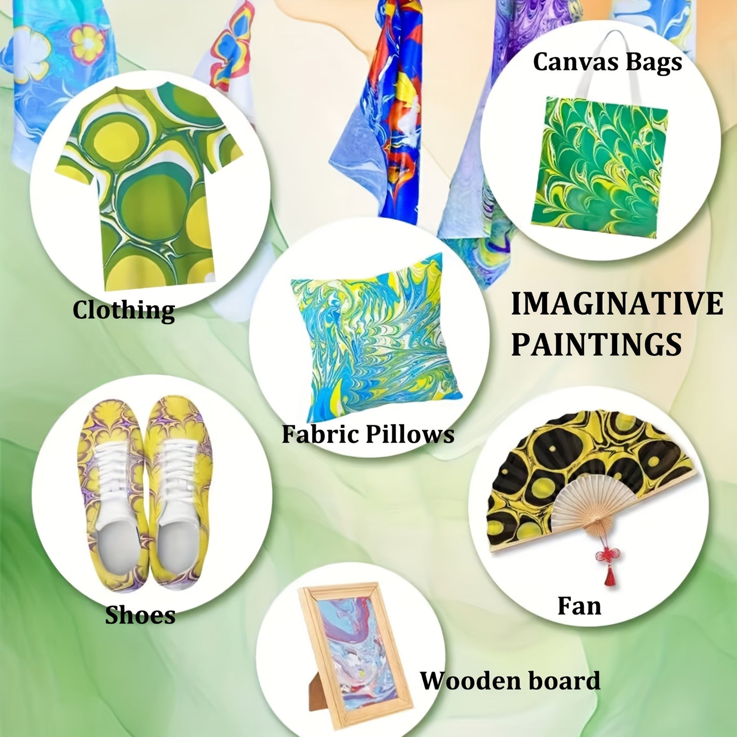 Magic Water Marbling Paint Art Kit