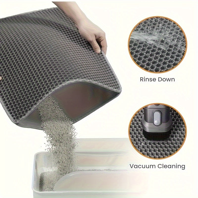 Cat Litter Mat Honeycomb Design Easy Clean