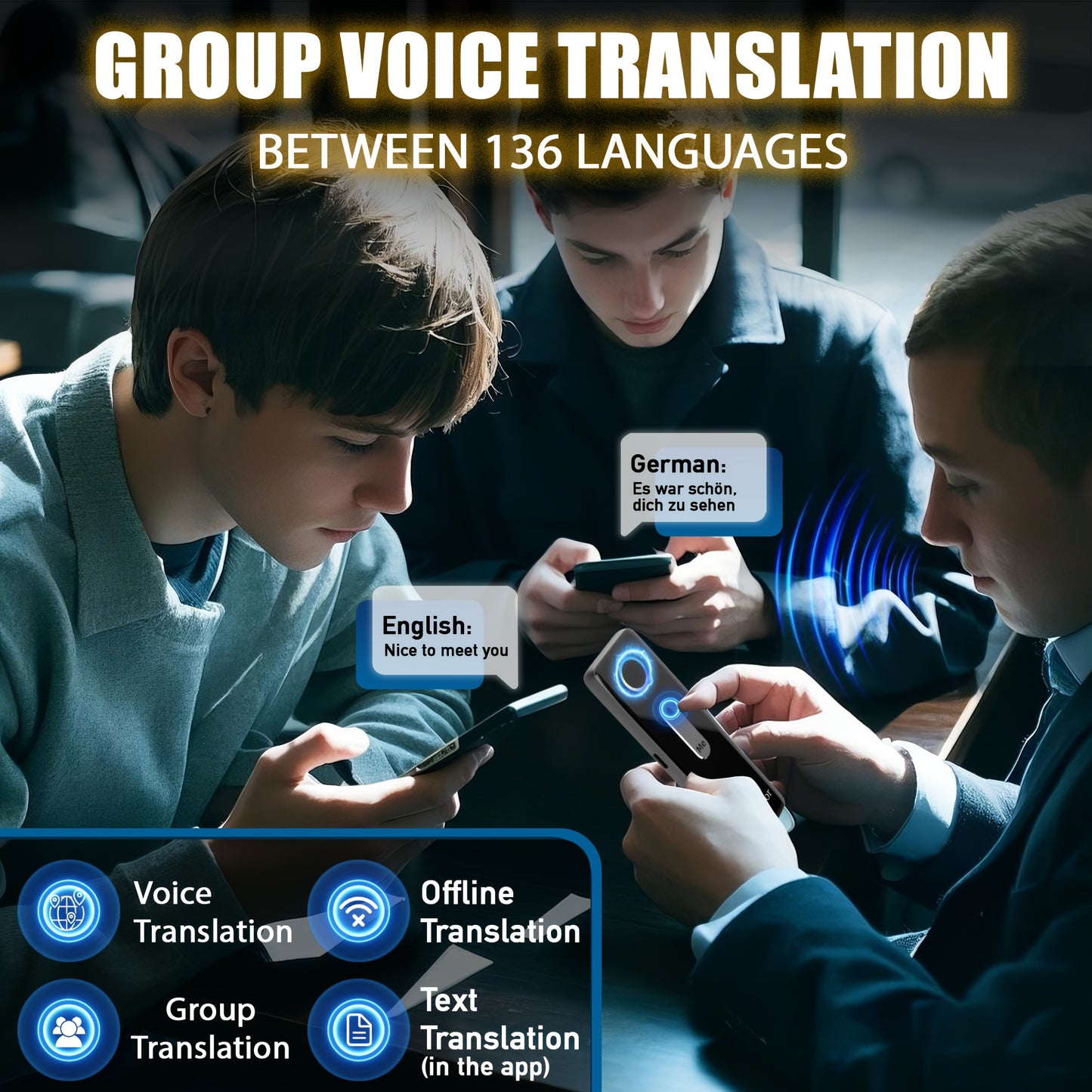 Peiko X9 Compact Language Translator Device