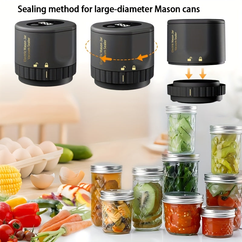 Electric Vacuum Sealing Kit for Mason Jars