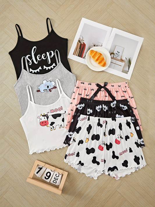 Women's Sweet Pajama Set for Comfort