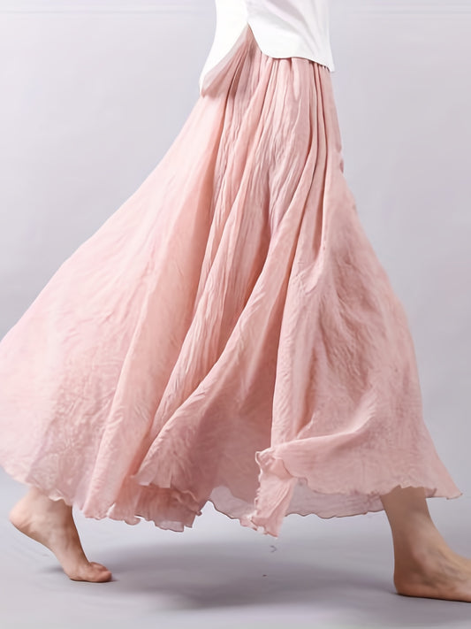 Ethnic-Inspired A-Line Skirt in 6 Colors