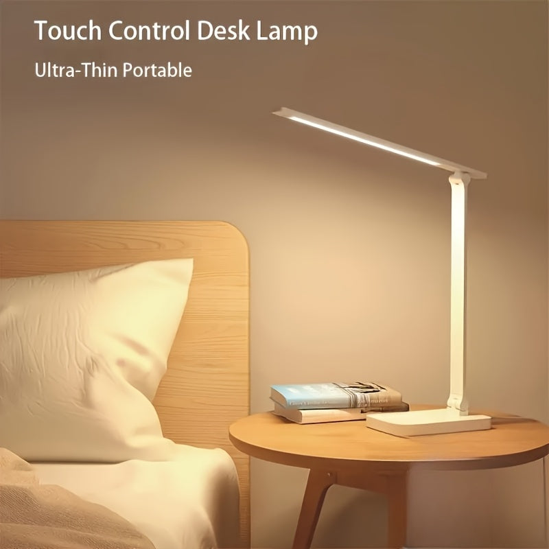 Foldable Touch Control Desk Lamp with Charger