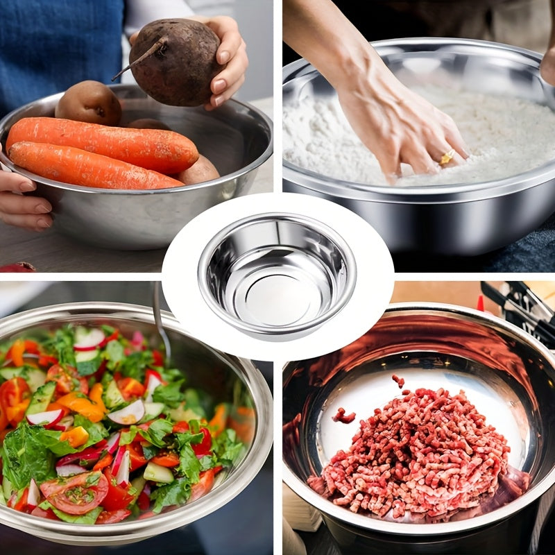 Stainless Steel Vegetable Washing Basin 16 Inch