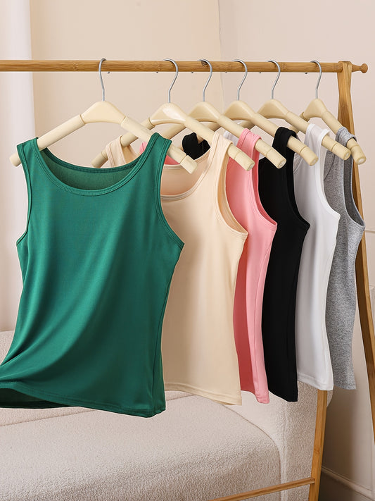 6 Pack Women's Sleeveless Tank Tops