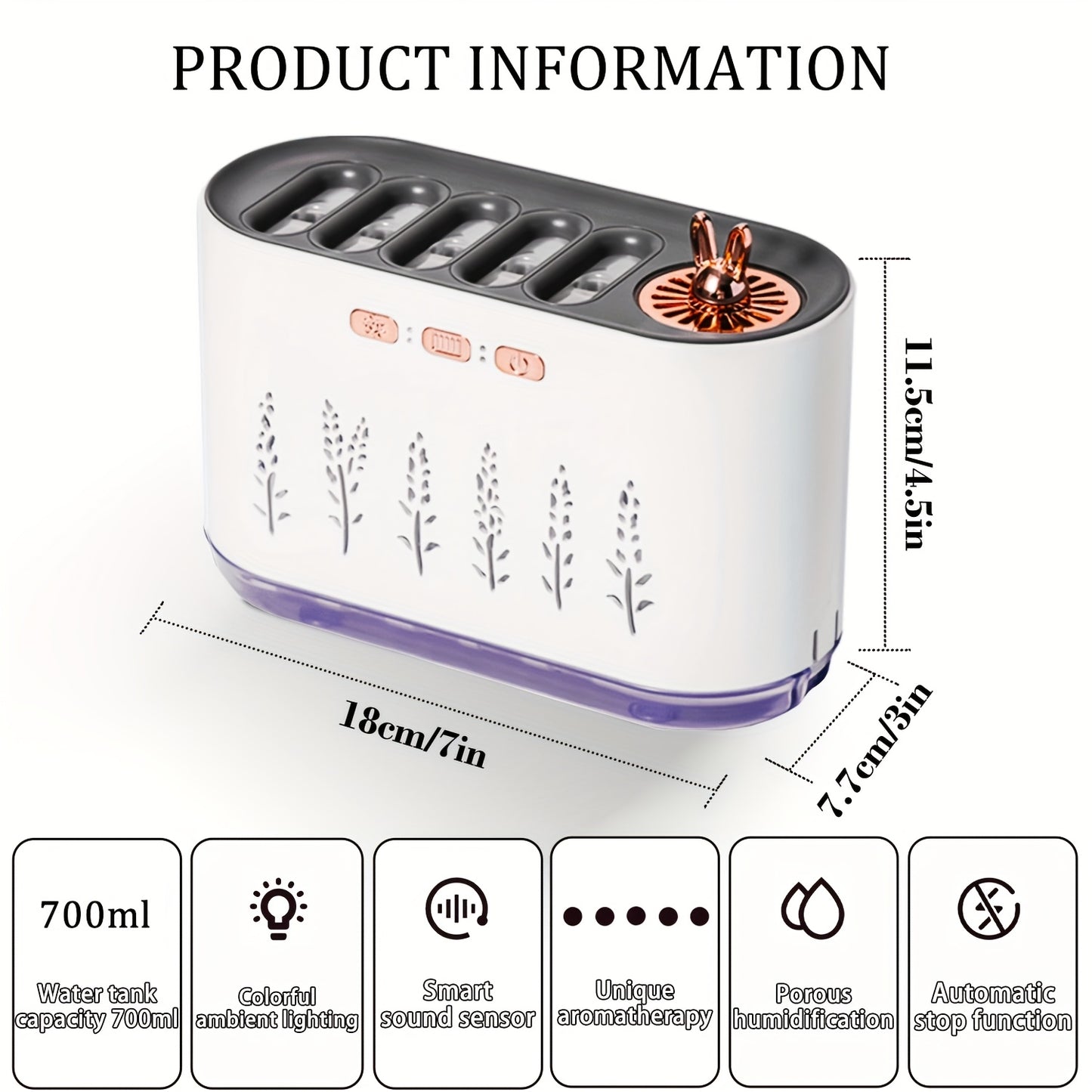 Portable Essential Oil Diffuser Humidifier