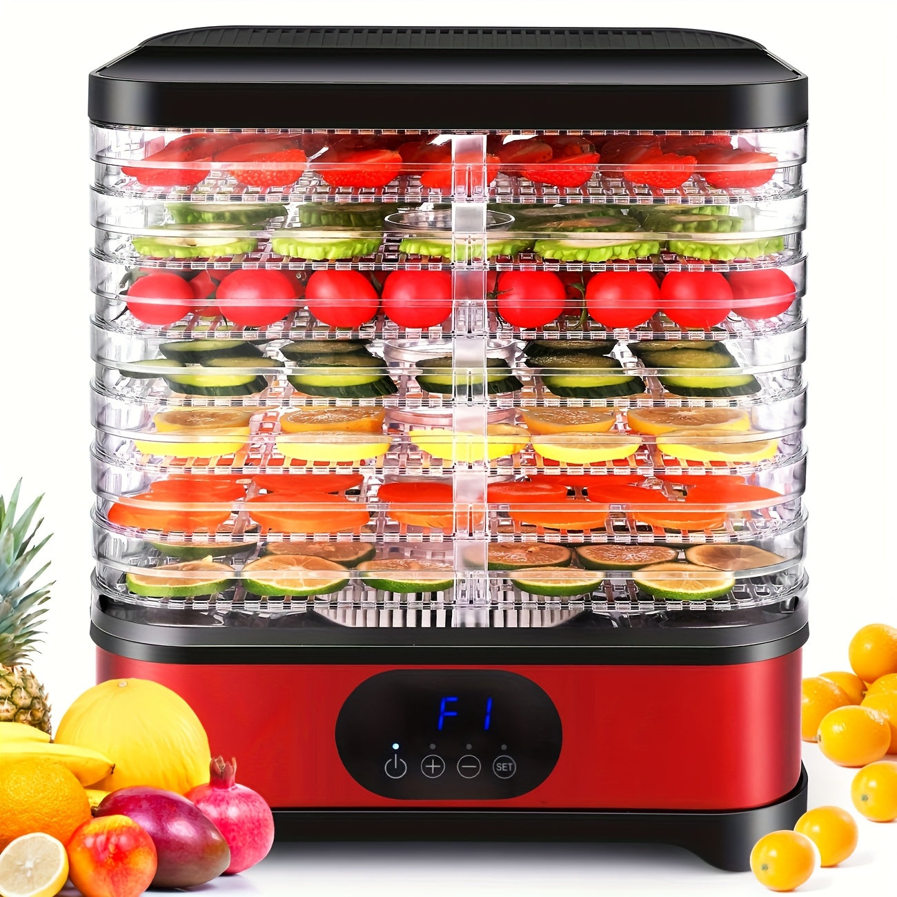 8 Layer Food Dehydrator for Home Use