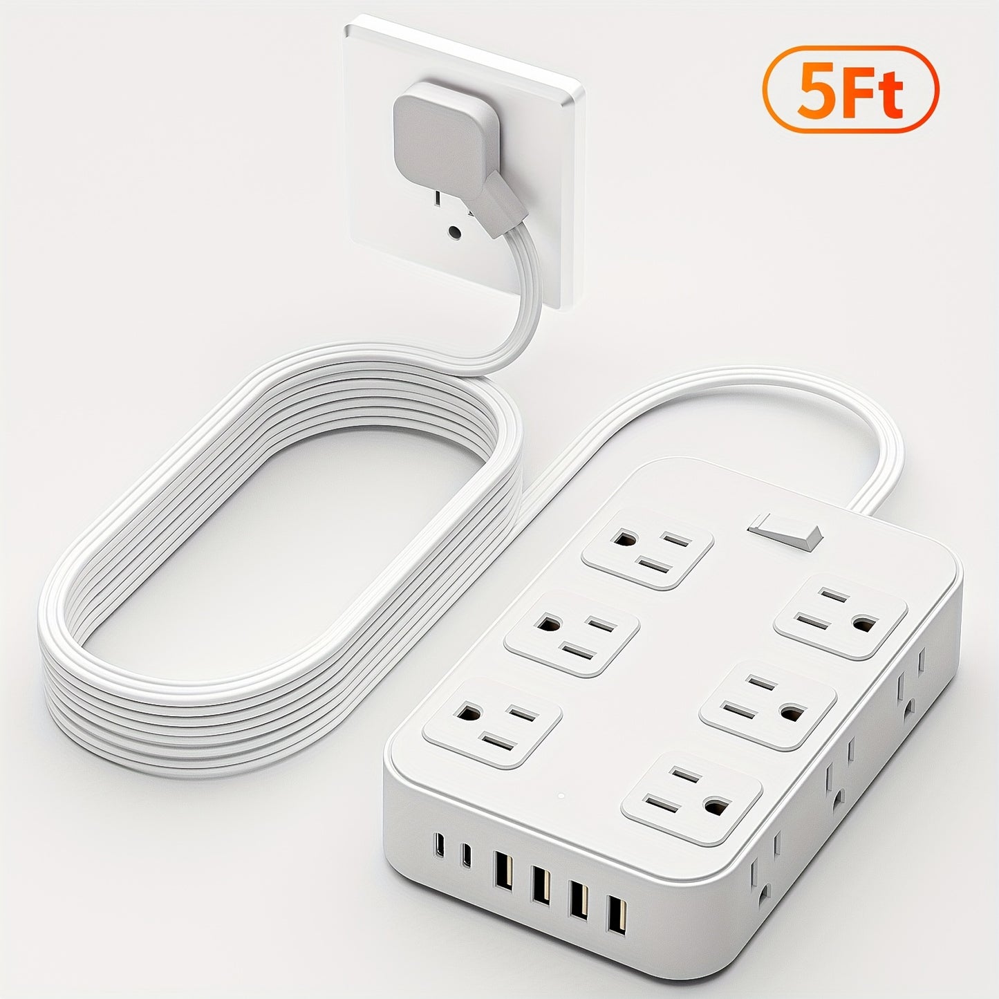 Multifunctional Surge Protector Power Strip