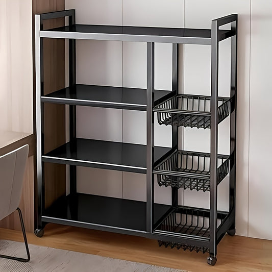 Adjustable 4-Storey Kitchen Storage Rack