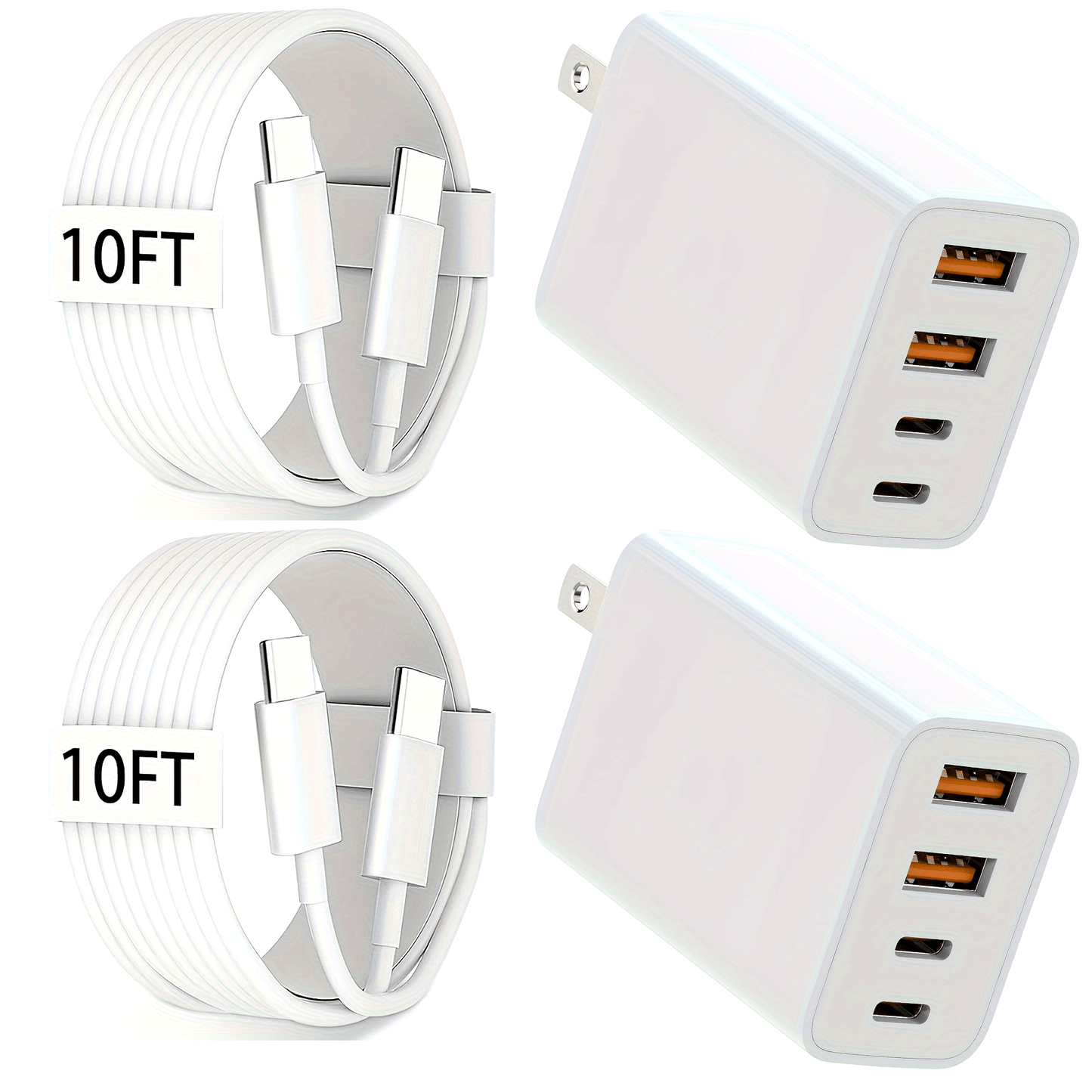 Fast Charging 40W USB C Charger Block