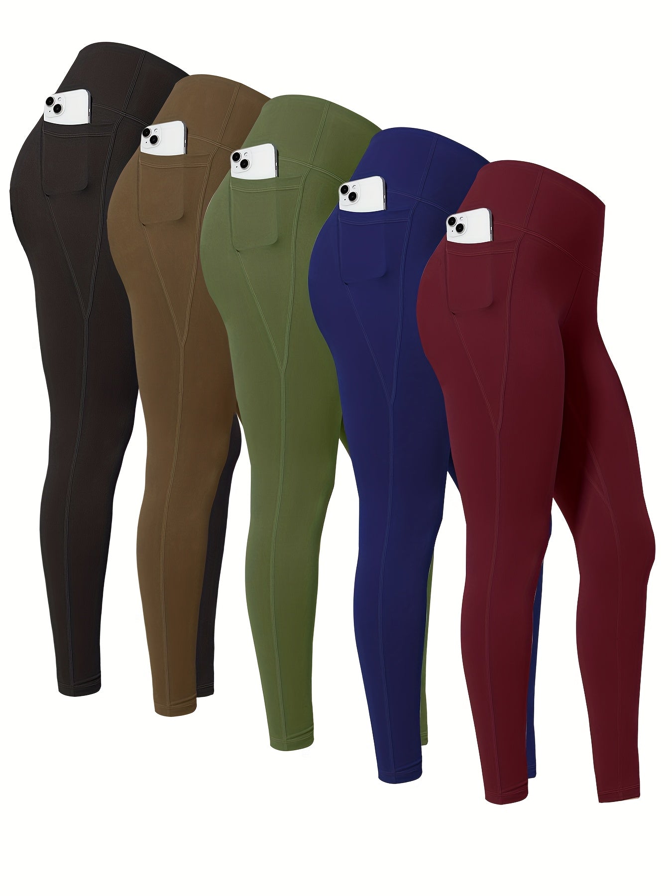 High Waist Yoga Leggings with Pockets