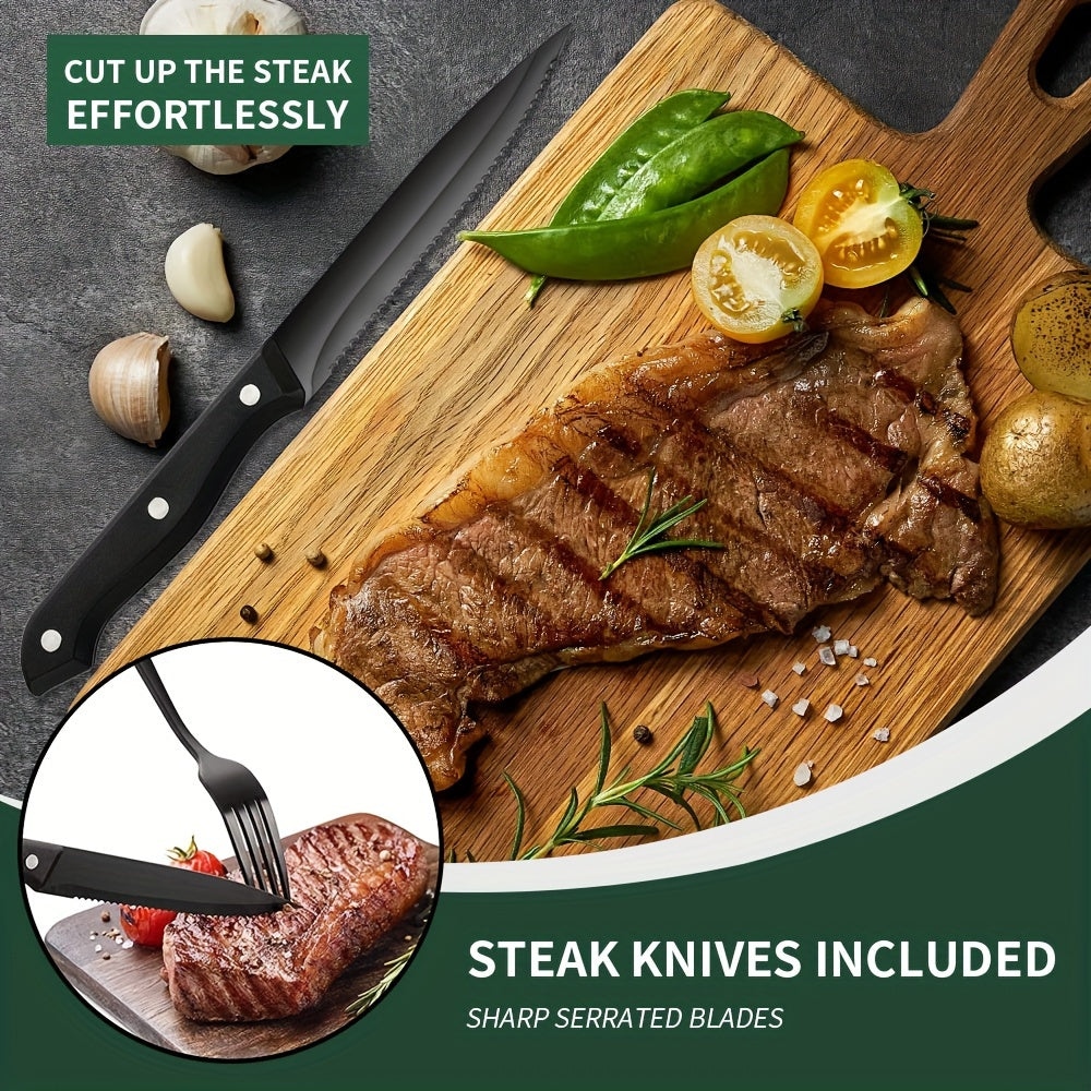 Stainless Steel Cutlery Set for Eight Persons