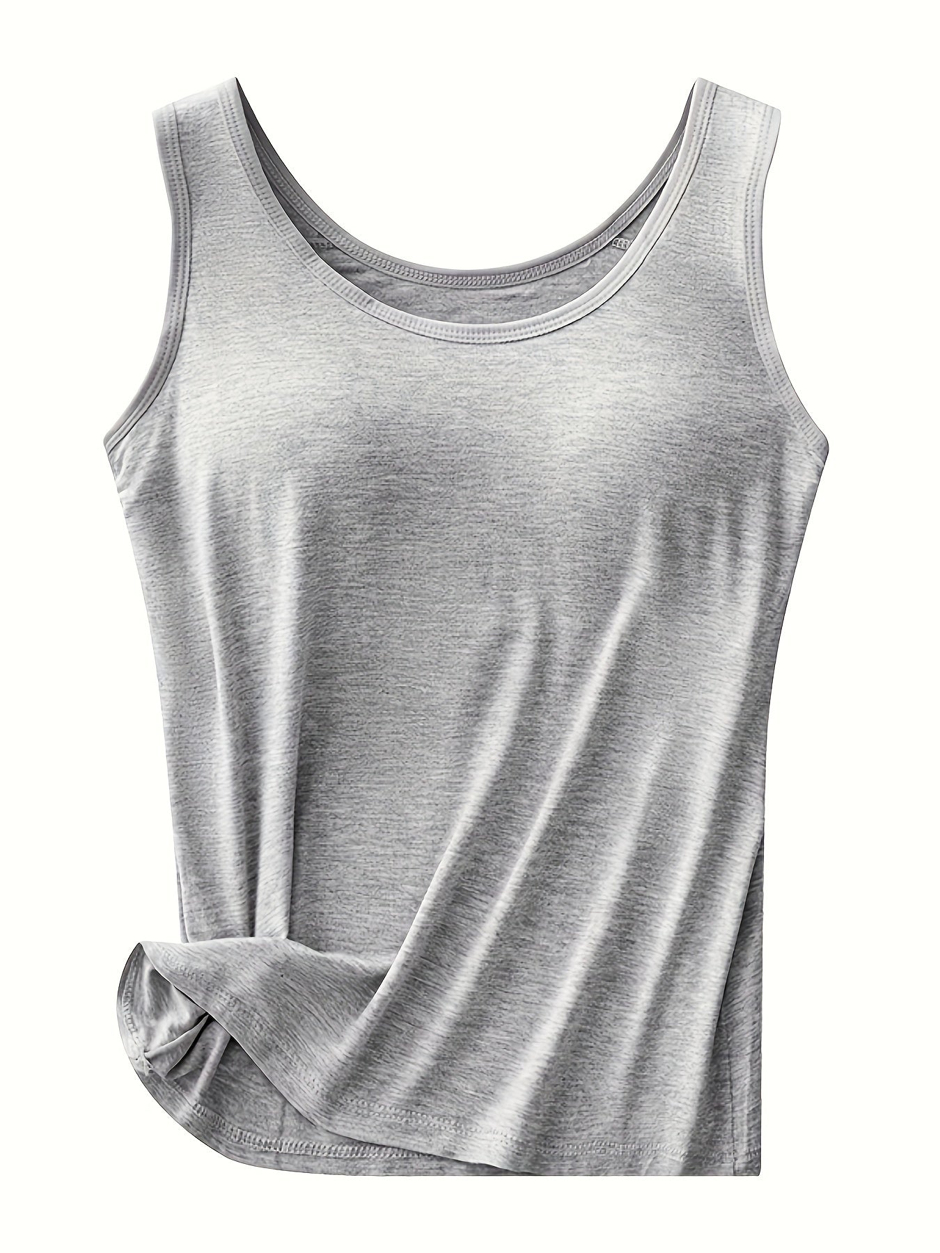 3pcs Women's Camisole Tops with Built-In Bra