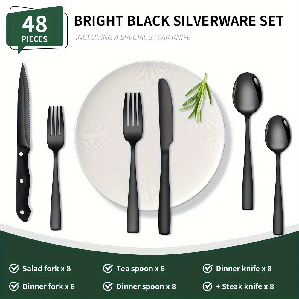 Stainless Steel Cutlery Set for Eight Persons