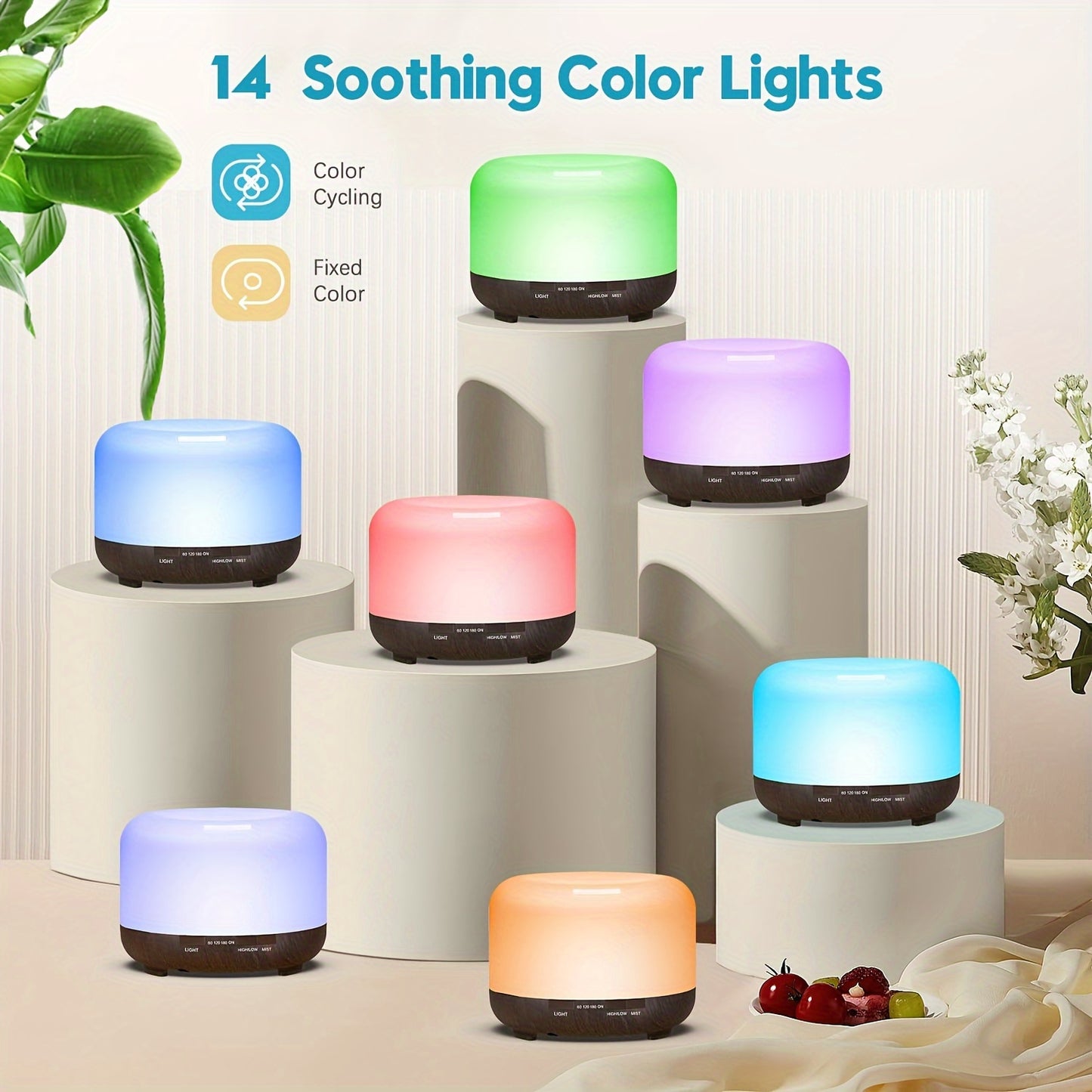 Aromatherapy Oil Diffuser With Remote Control
