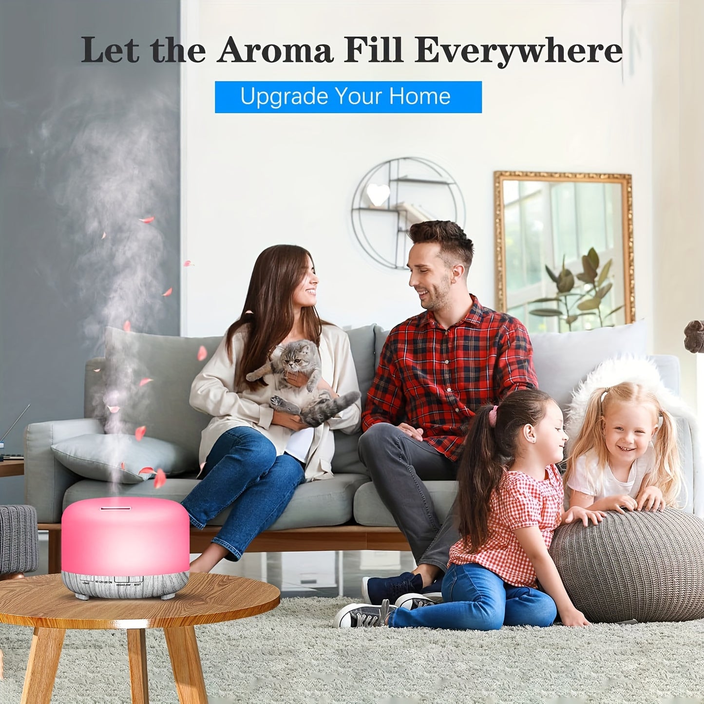 Aromatherapy Oil Diffuser With Remote Control