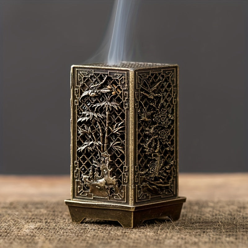 Elegant Alloy Incense Burner for Home Decor