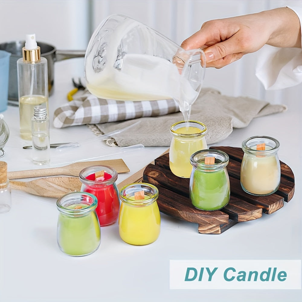 40pcs Glass Candy Jars with Cork Lids