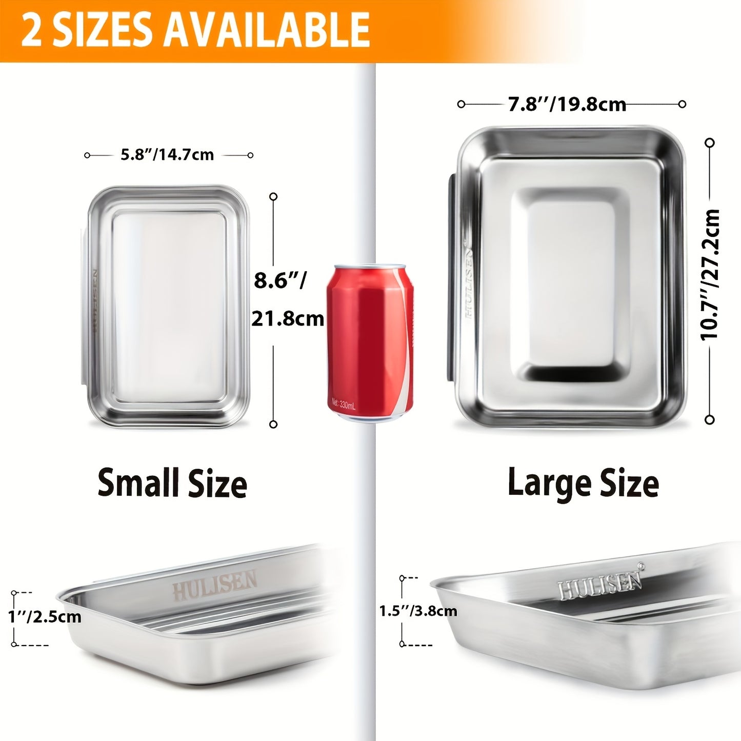 Commercial Grade Stainless Steel Baking Pan Set