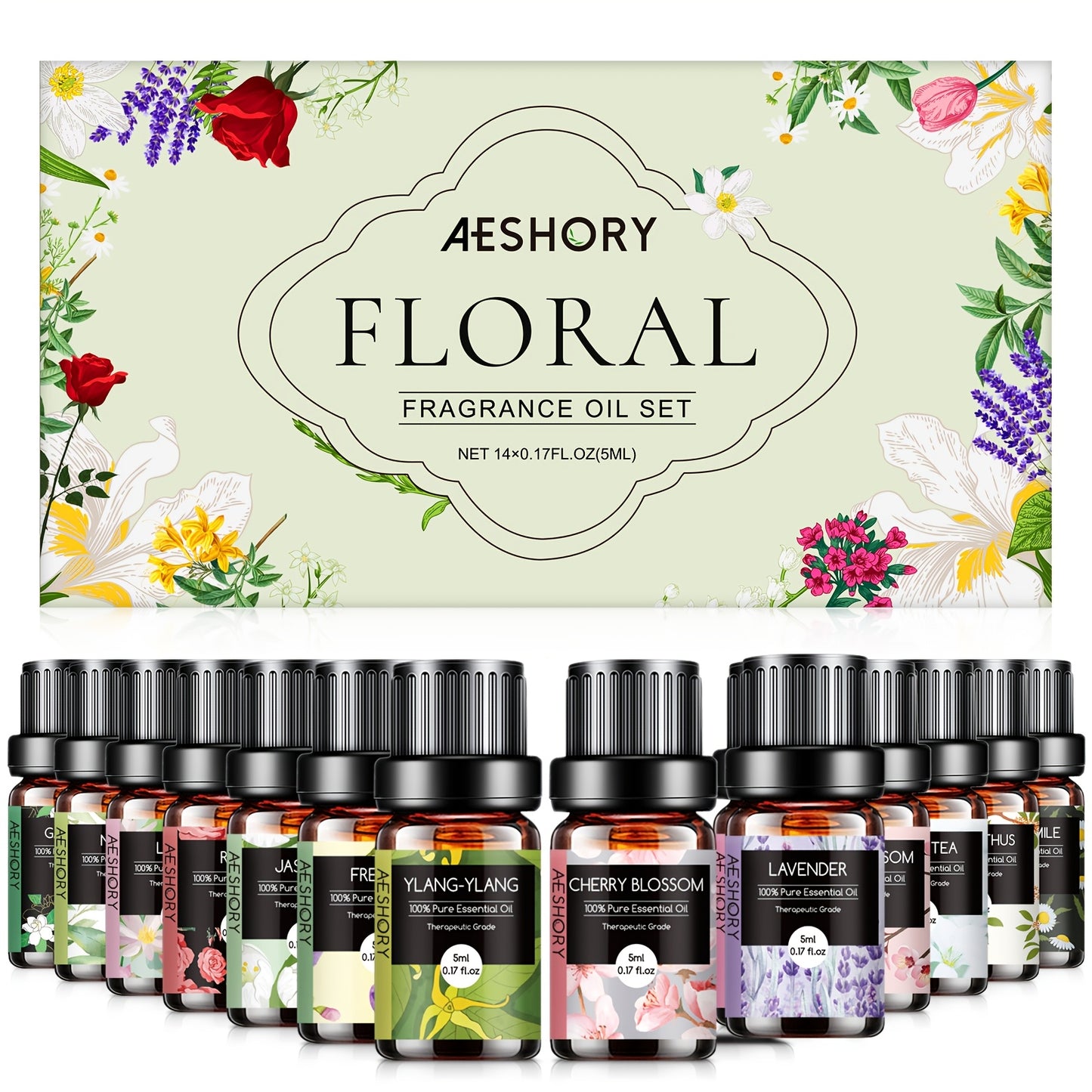 14 Piece Bakery Floral Essential Oils Set