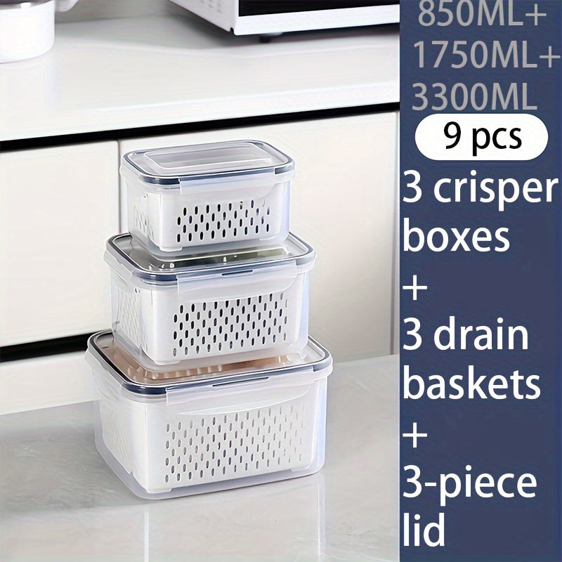 9pcs BPA-Free Food Storage Container Set