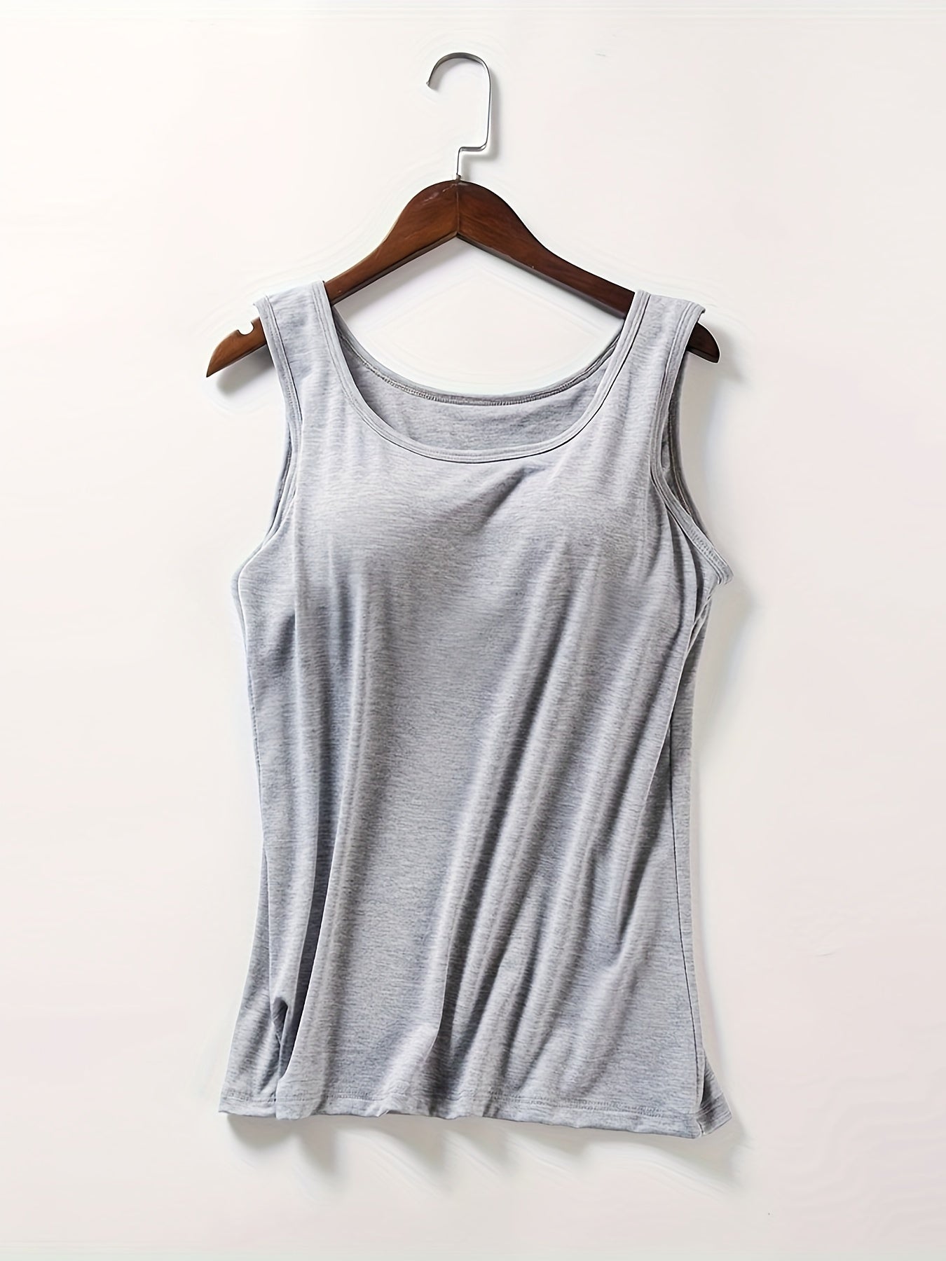 3pcs Women's Camisole Tops with Built-In Bra