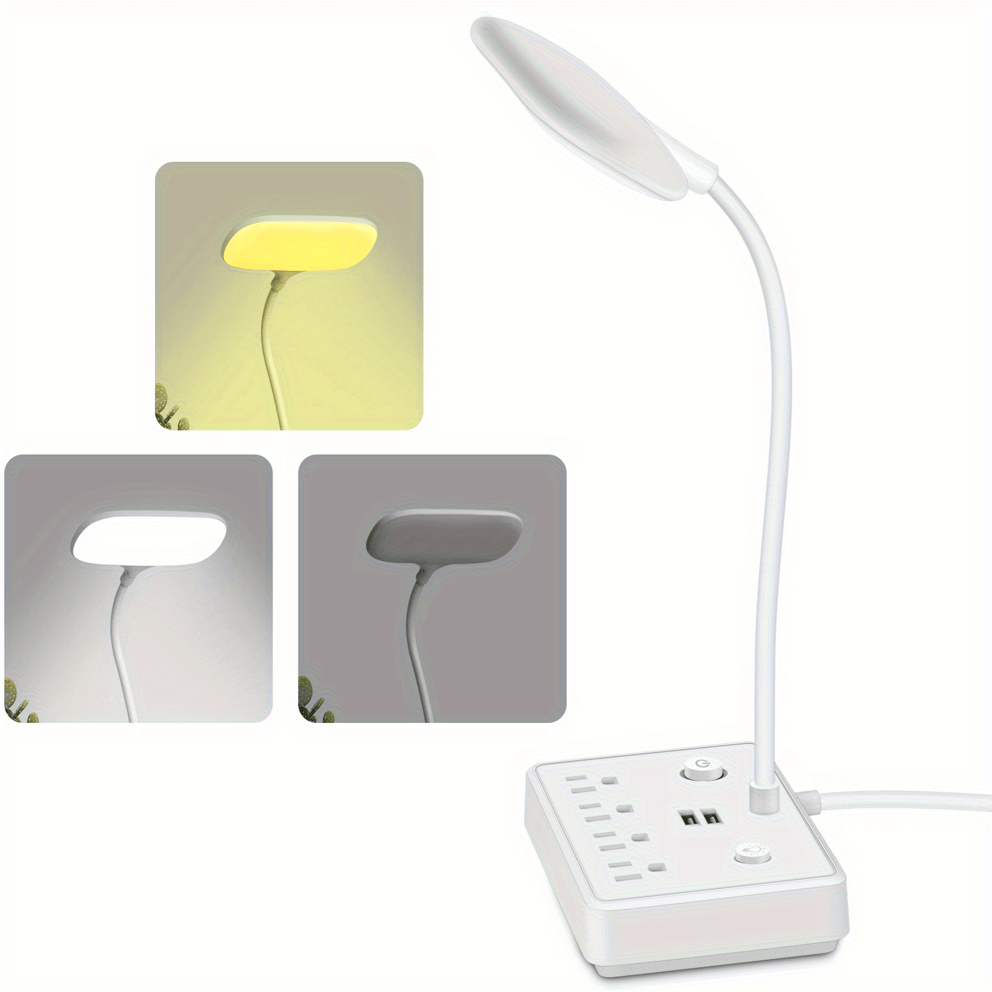 Multifunctional Night Light With USB Outlets