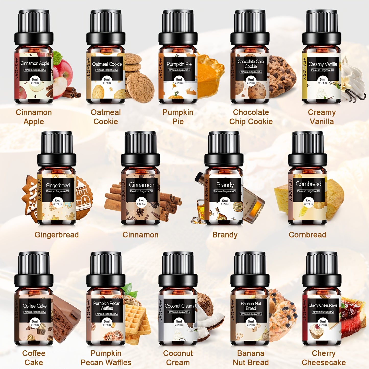 14 Piece Bakery Floral Essential Oils Set