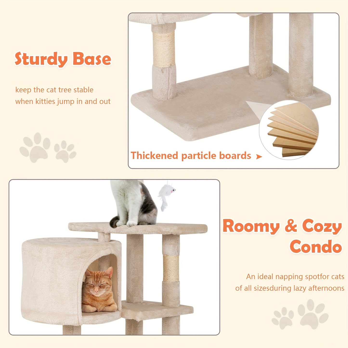 Cat Tree Tower for Indoor Cats